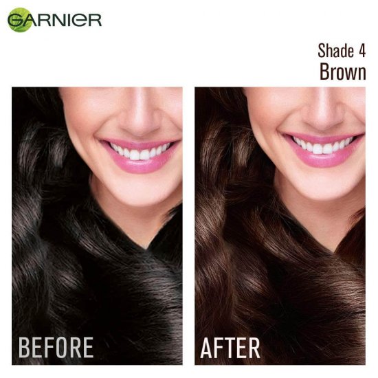 Vopsea Permanenta de Par 4 Saten, Garnier Color Naturals, 110 ml, Vopsea de Par, Vopsea Par Permanenta, Vopsea Permanenta Saten, Vopsea Permanenta pentru Par, Vopsea Garnier, Vopsea Satena Garnier, Vopsea Permanenta Garnier
