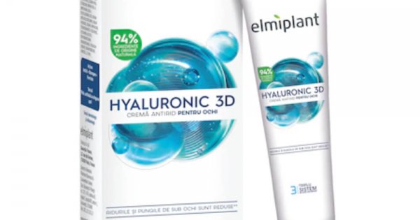 Crema antirid pentru ochi Hyaluronic 3D, 15 ml, Elmiplant : Farmacia Tei online