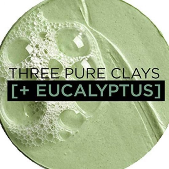 Masca de Fata cu Eucalipt L'Oreal Paris Pure Clay, 6 ml, Masca de Fata cu Extract de Eucalipt, Masca de Fata pentru Purificarea Tenului, Masca de Fata Purifianta, Masca Loreal Paris Pure Clay, Masca Ten, Masca Curatare Ten, Masca Curatare Fata