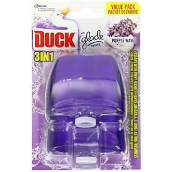 Rezerva Odorizant WC DUCK, Fresh Purple Wave, 55 ml, Odorizant WC, Odorizant WC Rezerva, Odorizant Parfumat Toaleta, Duck WC Odorizant, Solutie Toaleta, Odorizant Curatare Toaleta, Odorizant Duck 3 in 1 Fresh