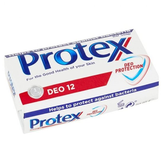 Sapun PROTEX Deo 12, 90 g, Protex Sapun Antibacterian, Sapunuri Solide Antibacteriene, Sapun Dezinfectant pentru Maini, Sapun Antibacterian pentru Maini, Sapun Antibacterian Protex