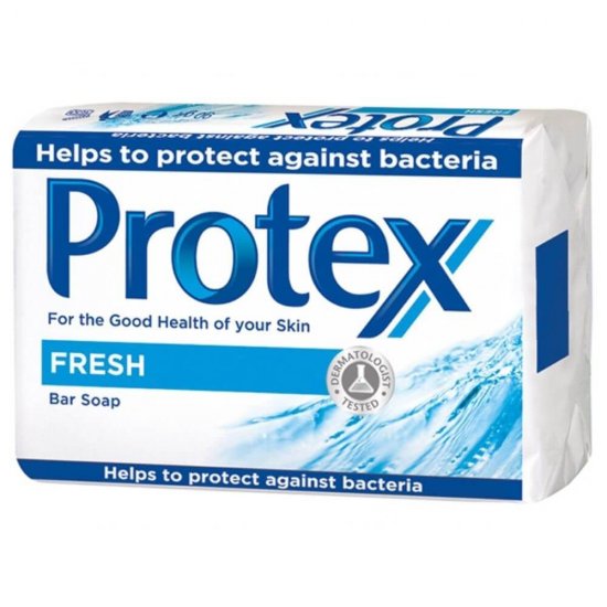 Sapun PROTEX Fresh, 90 g, Protex Sapun Antibacterian, Sapunuri Solide Antibacteriene, Sapun Dezinfectant pentru Maini, Sapun Antibacterian pentru Maini, Sapun Antibacterian Protex