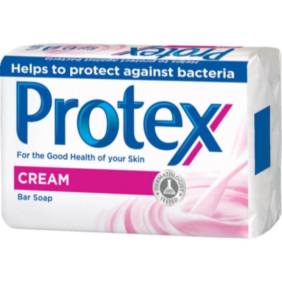 Sapun PROTEX Cream, 90 g, Protex Sapun Antibacterian, Sapunuri Hidratante Antibacteriene, Sapun Dezinfectant pentru Maini, Sapun Hidratant pentru Maini, Sapun Antibacterian Protex