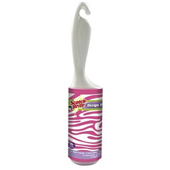 Rezerva Roller Scame Design SCOTCH BRITE, 25 de Folii, 13.5x5x5 cm, Rezerve pentru Roller de Scame,  Rezerva Roller Indepartare Par si Scame, Adeziv pentru Scame, Rezerve Roller Scotch-Brite, Folii Adezive Curatare Scame, Articole Intretinere Textile