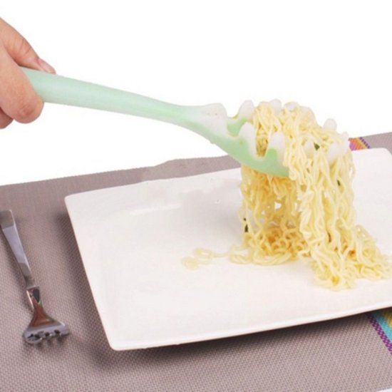 Lingura din Silicon pentru Paste, Verde, Lingura Gatit, Lingura din Silicon, Lingura pentru Bucatarie, Ustensile pentru Bucatarie, Lingura de Bucatarie, Linguri pentru Gatit, Ustensile pentru Gatit