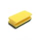 Burete Sagomat Jumbo Standard Practic SCOTCH BRITE, 15.5x9x4.5 cm, Spuma Poliuretanica si Fibra Abraziva, Culoare Galbena, Burete Vase, Bureti Bucatarie, Bureti Curatare, Burete pentru Menaj, Bureti pentru Casa, Bureti Scotch Brite