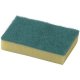 Burete Standard Practic SCOTCH BRITE, Dimensiuni 11.2x6.7x2.5 cm, Spuma Poliuretanica si Fibra Abraziva, Culoare Galbena, Burete Vase, Burete Bucatarie, Bureti de Vase, Bureti Clasici de Vase, Burete Vase Scotch-Brite, Bureti Vase Scotch-Brite