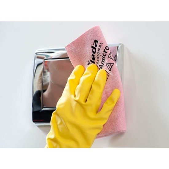 Set 5 Lavete PVA micro VILEDA, 35x38 cm, Culoare Galbena, Set Lavete, Lavete pentru Menaj, Lavete pentru Curatenie Casa, Lavete PVA cu Microfibra, Laveta pentru Casa