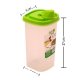 Cutie Depozitare cu Capac si Picurator, 9x9x17 cm, 0.5 L, Plastic Transparent, Recipient cu Picurator, Cutii din Plastic pentru Depozitare cu Picurator, Cutie Depozitare Condimente Lichide, Recipient Depozitare cu Capac