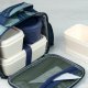 Cutie pentru Alimente MILAN, 0.33 L, 12x10x7 cm, Necompartimentata, Plastic, Capac Verde, Cutie Alimente, Cutie Stocare Alimente, Cutie Pastrare Alimente, Cutie Alimente Necompartimentata, Cutie de Plastic pentru Alimente