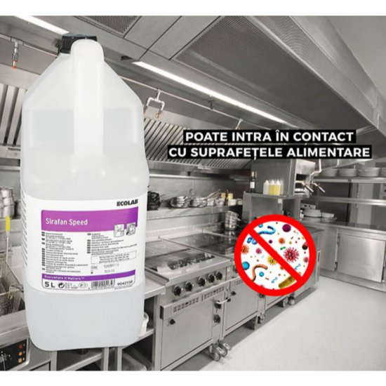 Dezinfectant Rapid Ecolab Sirafan Speed, 5L, Dezinfectant, Dezinfectant Universal, Dezinfectant Rapid, Dezinfectatn fara Clatire, Dezinfectant Suprafete, Dezinfectant Ecolab, Dezinfectant Ecolab Sirafan Speed  Dezinfectant Rapid Ecolab Sirafan Speed, 5L, Dezinfectant, Dezinfectant Universal, Dezinfectant Rapid, Dezinfectatn fara Clatire, Dezinfectant Suprafete, Dezinfectant Ecolab, Dezinfectant Ecolab Sirafan Speed