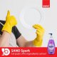 SANO Spark Detergent Lichid pentru Vase, 1 L, Parfum Lavanda, Detergent Vase cu Parfum Delicat de Levantica, Detergent Vase cu Pompita, Detergenti Lichizi pentru Vase, Detergent Bucatarie, Solutie de Curatat Sano