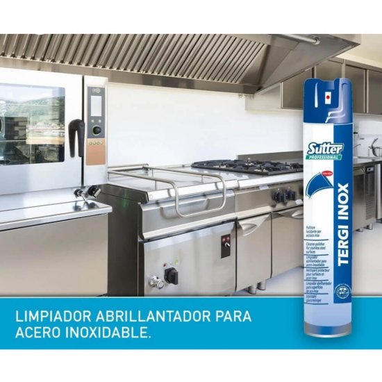 Solutie de Curatare pentru Inox Sutter Tergi Inox, 500 ml, Solutie Inox, Solutie Intretinere Inox, Solutie Curatat Inox, Solutie Luciu Inox, Solutie Anticalcar Inox, Solutie de Curatat Inox, Solutie Zgarieturi Inox