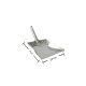 Faras Metalic Zincat Zorex, 24x23 cm, Lungime Maner 15 cm, Farase pentru Exterior, Farase din Metal cu Maner, Farase Simple din Metal, Faras Metalic, Farase Metalice pentru Menaj, Faras pentru Curte si Gradina,Farase pentru Uz Casnic