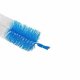 Perie pentru Sticla 1/2 L, Sarma/Fire Sintetice, Alb/Albastru, Perie de Sarma pentru Sticle, Perii de Sarma pentru Sticla, Perie de Sarma pentru Curatarea Sticlelor, Perii Sarma pentru Spalat Sticle, Perie Sarma Sticle 1L