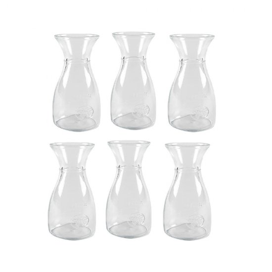 Carafa din Sticla Incolora, Pasabahce Bacchus, 6 Buc/Set, 1L Capacitate, Pentru Vin, Carafa Sticla Pasabahce, Carafa Cristal Transparenta, Carafa Transparenta Ieftina, Carafa pentru Vin din Sticla, Set de Carafe