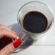 Set 6 Cesti din Sticla, cu Maner, Capacitate 250 ml, Model Cercuri, Cesti Cafea, Cesti Sticla, Cani Sticla, Cana din Sticla cu Model, Set Cesti Cafea, Set Cani din Sticla, Cana Cafea, Cescute Cafea