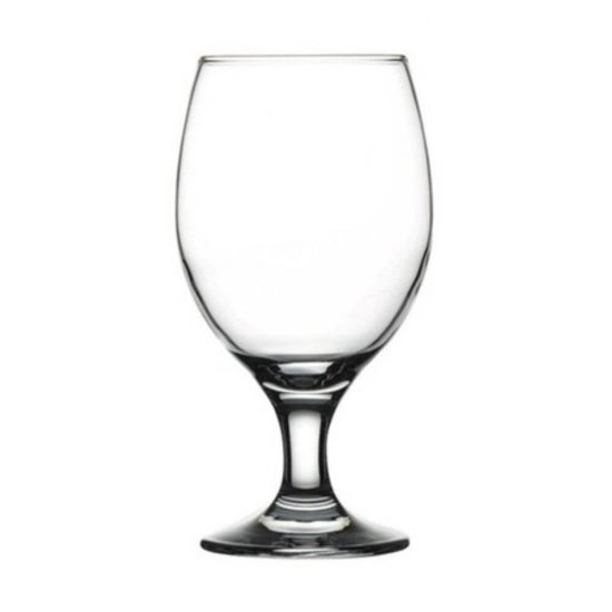 Set 6 Pahare Bere Pasabahce Bistro, 400 ml, Set Pahare pentru Bere 400 ml, Pahare pentru Bere 400 ml, Pahare cu Picior pentru Bere 400 ml, Accesorii pentru Bar, Set Pahare cu Picior din Sticla pentru Bere