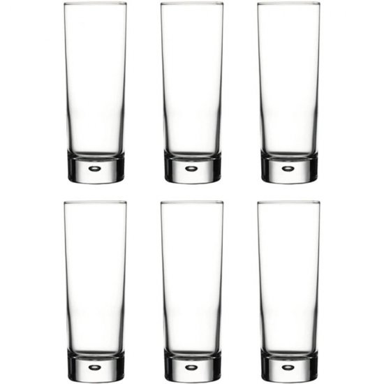 Set 6 Pahare PASABAHCE Centra Long Drink, 290 ml, Cani din Sticla, Set Pahare Bar 290 ml, Pahare pentru Sucuri si Apa 290 ml,  Set Pahare Long Drink, Pahare Bauturi Long Drink, Accesorii pentru Bar, Pahare din Sticla 290 ml pentru Bauturi Long Drink