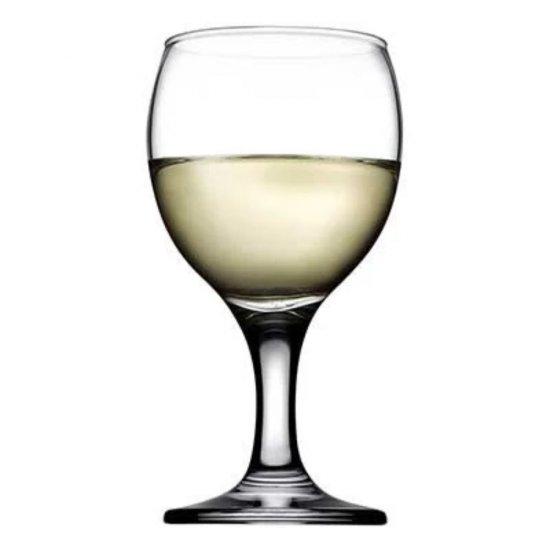 Set 12 Pahare din Sticla Incolora 175 ml, Pasabahce Bistro, pentru Vin Alb, cu Picior, Pahare Vin Alb, Pasabahce Pahare, Pahare Bistro
