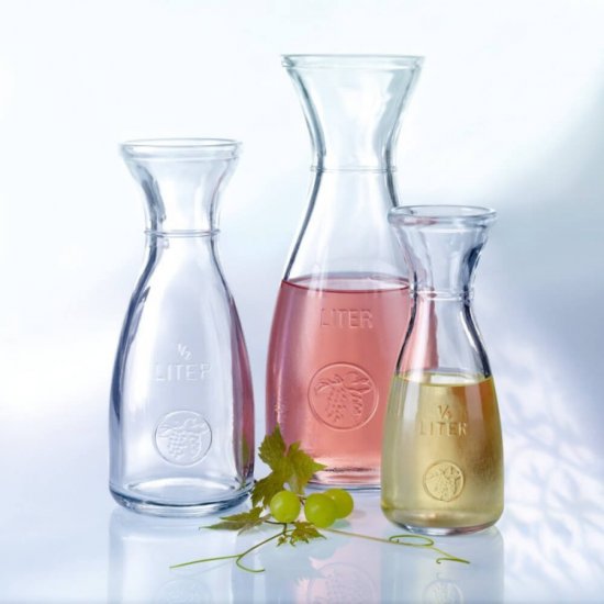 Carafa din Sticla Incolora, Pasabahce Bacchus, 6 Buc/Set, 1L Capacitate, Pentru Vin, Carafa Sticla Pasabahce, Carafa Cristal Transparenta, Carafa Transparenta Ieftina, Carafa pentru Vin din Sticla, Set de Carafe