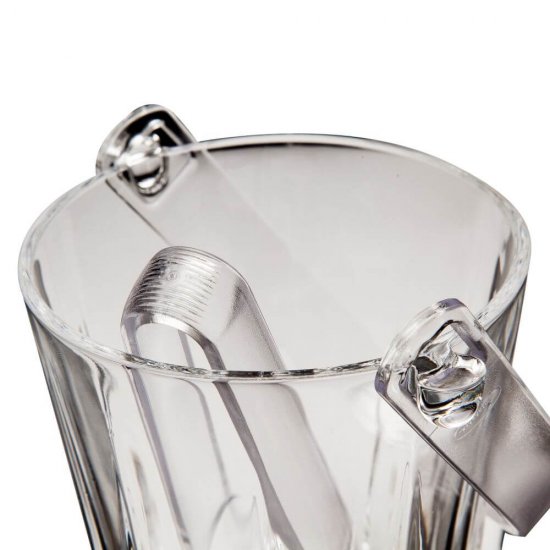 Vas Gheata PASABAHCE, 800 ml, Suport Sticla pentru Gheata, Ghetiera, Pahare pentru Gheata, Vase din Sticla pentru Gheata, Bol pentru Gheata, Recipient din Sticla pentru Gheata, Vas Sticla cu Cleste pentru Gheata, Vas din Sticla Servit Gheata