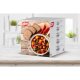 Set 5 Oale Emailate Capac, Diametre 16-24 cm, 3.3 Kg, Culoare Alba, Oale Email, Set de Oale, Set Oale, Set 5 Oale, Oale din Email, Oale pentru Gatit, Oale pentru Bucatarie, Vesela Bucatarie, Ustensile pentru Gatit