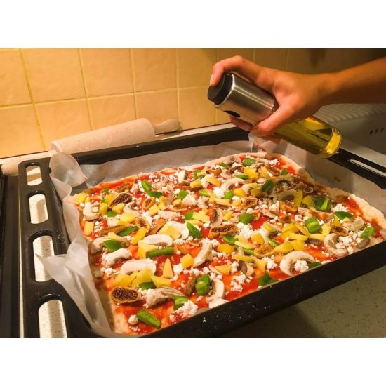 Oliviera Spray din Sticla OTI, 18x4 cm, 135 ml, Oliviere din Sticla, Oliviere Tip Spray, Oliviera Tip Spray, Recipient Spray pentru Ulei, Recipient Ulei si Otet, Oliviera din Sticla, Oliviere Restaurant, Oliviera cu Pulverizator