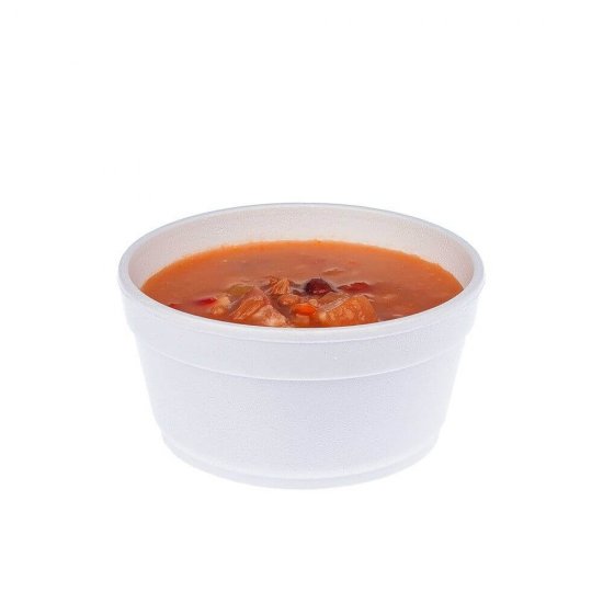 Boluri Supa, 340 ml, 100 Buc/Set, Polistiren Expandat, Culoare Alba, Bol Supa Unica Folosinta, Bol din Polistiren Expandat, Boluri Polistiren, Boluri Termoizolante, Boluri Unica Folosinta Supa, Ambalaje Catering, Set Boluri Polistiren Expandat