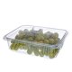 Caserole Plastic cu Capac, 190x120x70 mm, 100 Buc/Set, 1000 ml, cu Capac Detasabil, Transparent, Caserole de Unica Folosinta, Caserole cu Capac din Plastic, Caserole din Plastic, Set Caserole din Plastic, Caserola din Plastic de Unica Folosinta
