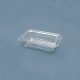 Caserole Plastic cu Capac, 185x125x55 mm, 50 Buc/Set, 750 ml, cu Capac Detasabil, Transparent, Caserole de Unica Folosinta, Caserole cu Capac din Plastic, Caserole din Plastic, Set Caserole din Plastic, Caserola din Plastic de Unica Folosinta