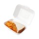 Caserole Hamburgeri, 194x146x78 mm, 200 Buc/Set, Polistiren Expandat, Culoare Alba, Caserole Polistiren, Caserole Unica Folosinta Hamburgeri, Ambalaje Catering, Cutii Unica Folosinta Hamburgeri, Caserole Fast Food, Caserola Hamburger