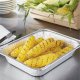 Caserola Aluminiu cu Capac OTI, 920 ml, 100 Buc/Set, Dreptunghiulare, Caserola Aluminiu de Unica Folosinta, Caserola pentru Catering, Caserole pentru Fast-Food, Caserole Dreptunghiulare de Aluminiu, Set de Caserole din Aluminiu, Vesela Unica Folosinta