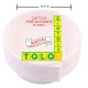 Boluri Plastic, Diametru 20.5 cm, 500 ml, 50 Buc/Set, cu Urechiusa, Culoare Alba, Bol Plastic Unica Folosinta, Boluri Supa Unica Folosinta, Boluri Unica Folosinta cu Urechiuse TOLO, Boluri Plastic de Unica Folosinta, Boluri de Plastic pentru Supa
