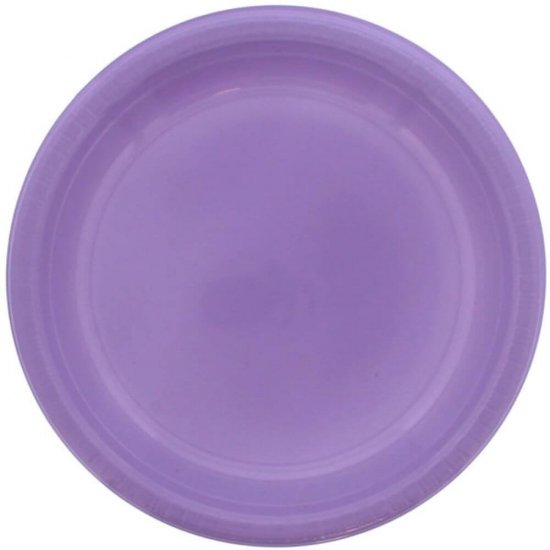 Farfurii Plastic OTI Dopla, Diametru 17 cm, 50 Buc/Set, Culoare Lila, Farfurii Aniversare, Farfurii Petrecere, Set Farfurii de Plastic, Farfurii Plastic de Unica Folosinta, Vesela de Unica Folosinta, Farfurii Plastic pentru Petreceri