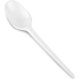 Linguri din Plastic de Unica Folosinta, 20 Buc/Set, Lungime 16.3 cm, Culoare Alba, Set Linguri din Plastic, Tacamuri de Unica Folosinta, Linguri Albe din Plastic, Linguri de Unica Folosinta, Linguri din Plastic pentru Catering