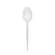 Linguri din Plastic de Unica Folosinta, 20 Buc/Set, Lungime 16.3 cm, Culoare Alba, Set Linguri din Plastic, Tacamuri de Unica Folosinta, Linguri Albe din Plastic, Linguri de Unica Folosinta, Linguri din Plastic pentru Catering