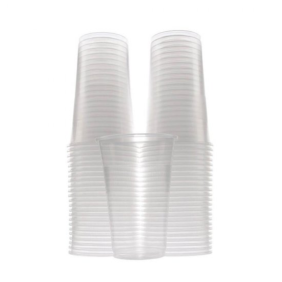Pahare Plastic, 500 ml, 12 Buc/Set, Transparente, Pahare de Plastic Catering, Pahare Transparente de Unica Folosinta, Set Pahare Transparente din Plastic, Set de Pahare de Unica Folosinta, Vesela de Unica Folosinta, Vesela din Plastic Transparent