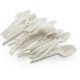 Lingurite din Plastic de Unica Folosinta, 100 Buc/Set, 13.8 cm, Culoare Alba, Tacamuri de Unica Folosinta, Lingurite Albe din Plastic, Lingurite de Unica Folosinta, Lingurite din Plastic pentru Catering, Lingurite din Plastic Unica Folosinta