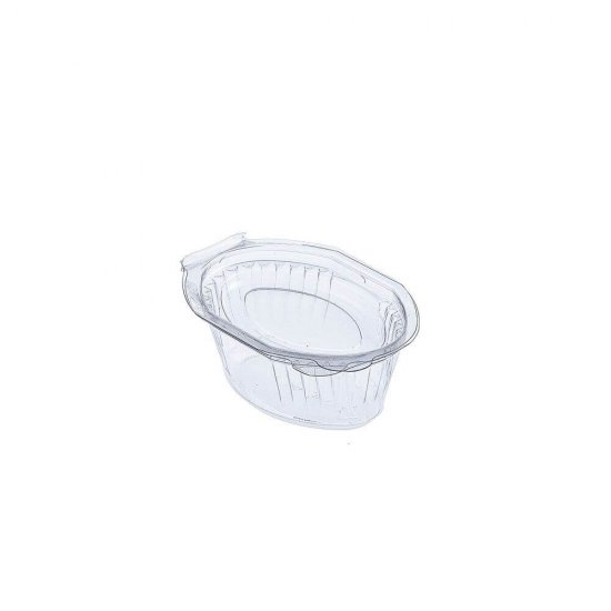 Set 50 Sosiere Plastic cu Capac, 50 ml, Transparent, Sosiere de Unica Folosinta, Sosiere cu Capac din Plastic, Sosiere Mici din Plastic, Sosiere Catering, Sosiera cu Capac, Sosiere din Plastic Unica Folosinta