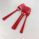 Furculite Plastic OTI Dopla, 20 Buc/Set,16.5 cm, Rosu, Furculite Rosii de Plastic, Tacamuri de Unica Folosinta, Furculite de Unica Folosinta, Furculite din Plastic pentru Catering, Furculite din Plastic Unica Folosinta
