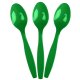 Linguri din Plastic OTI Dopla, 20 Buc/Set, 16.3 cm, Verde, Linguri Verzi din Plastic, Set Linguri din Plastic, Tacamuri de Unica Folosinta, Linguri Verzi din Plastic, Linguri de Unica Folosinta, Linguri din Plastic pentru Catering