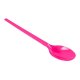 Lingurite Plastic OTI Dopla, 40 Buc/Set, 12 cm, Fuchsia, Lingurite Fuchsia de Plastic, Lingurite pentru Desert, Lingurite din Plastic pentru Prajituri, Set de Lingurite de Unica Folosinta, Set de Lingurite Plastic, Tacamuri de Unica Folosinta
