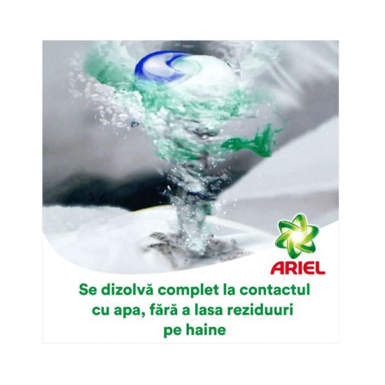 Set 2x40 Capsule de Detergent pentru Rufe Ariel Mountain Spring, pentru Masini de Spalat, Capsule de Detergent, Set Capsule de Detergent, Capsule de Detergent pentru Masina de Spalat 