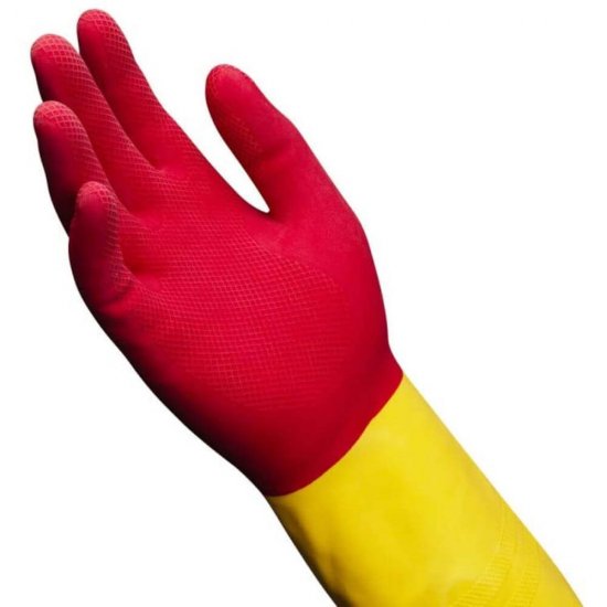 Manusi Gradinarit Vileda Robust, L, Material PVC, Set Manusi din PVC, Manusi Menaj Vileda, Manusi Curatenie Casa, Manusi Menaj Protectie Maini, Manusi pentru Gradinarit, Manusi pentru Curatenie si Menaj Casa