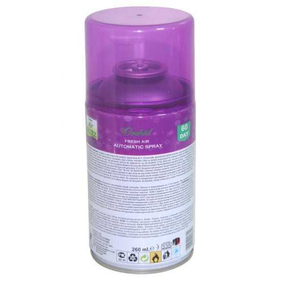 Rezerva Odorizant Camera Mega Air Blitz Fresh Air, Cantitate 260 ml, Parfum de Orhidee, Rezerva Spray pentru Odorizant de Camera, Rezerva pentru Odorizant de Camera, Rezerve Odorizante cu Parfum de Orhidee