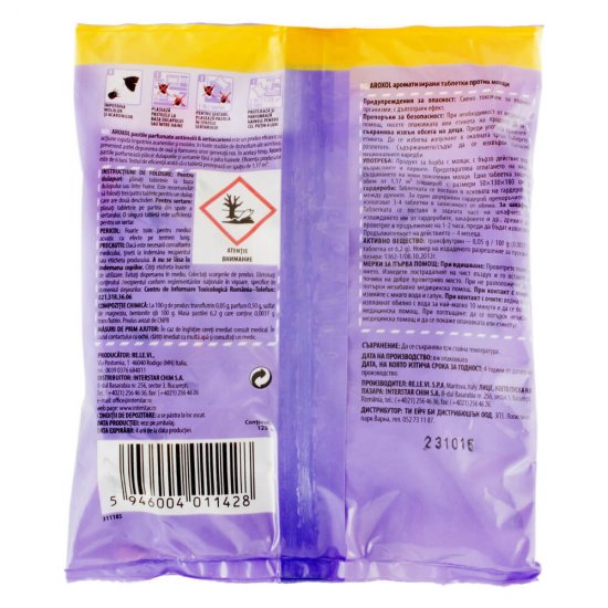 Set 20 Pastile Insecticide Parfumate Impotriva Moliilor si Acarienilor, Aroxol, Pastile Parfumate Aroxol, Set de Pastile Parfumate Insecticide, Pastile pentru Molii, Pastile Insecticide Ieftine, Pastile Aroxol Impotriva Acarienilor