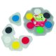 Acuarele DACO, Model Hora, 6 Culori in Pastile Compacte, Diametrul Pastilei 45 mm, Culori Pictura, Acuarele Scoala, Acuarele Pictura, Paleta de Acuarele, Set Culori Acuarele, Acuarele Scolare, Materiale Arta, Materiale de Pictura, Accesorii Pictura