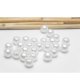 Margelute Sidefate DACO, 4x1 mm, 2 Buc/Set, Culoare Alb/Roz, Margele Bratari, Margele Lantisoare, Margele Colorate, Margelute Colorate, Margele pentru Scoala, Margele Bijuterii, Margele Lucru Manual