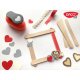 Inimi Lemnoase DACO in Cutie de Depozitare, 4 cm, Grosime 1 mm, Natur, Accesorii Creatie, Accesorii Craft, Baza Lemn Inimi, Inimioare din Lemn, Inimi din Lemn de Pictat, Forme din Lemn, Decoratiuni Lemn Inimioare, Figurine din Lemn